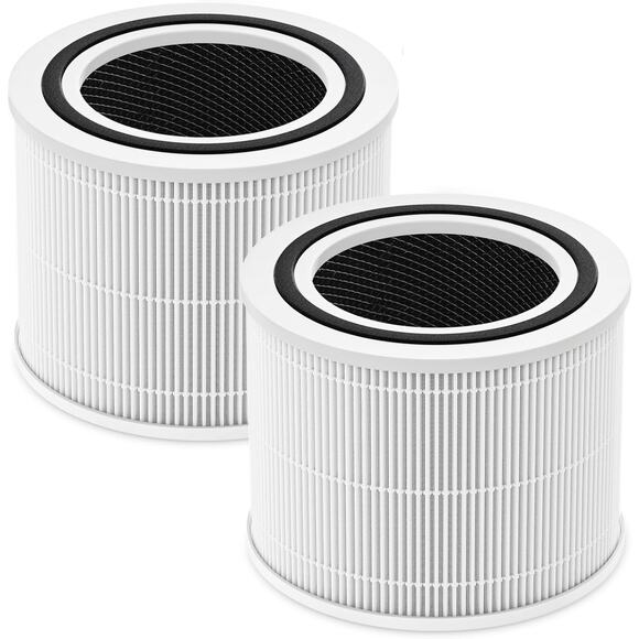 iSinLive Core 300 300S Filters 2-Pack for Levoit 300-P White HEPA Replacement - Picture 2 of 8
